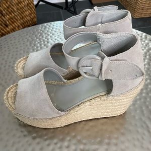Marc Fisher Grey Wedge